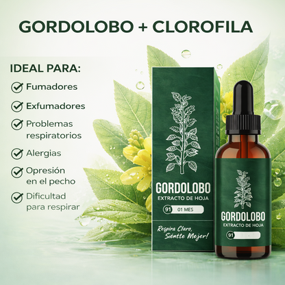 PulmDetox: Gordoglobo con clorofila para tus pulmones